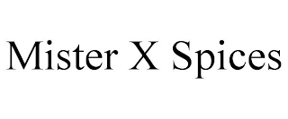 MISTER X SPICES