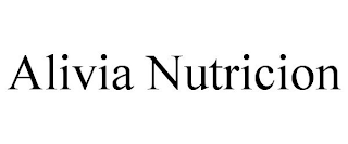 ALIVIA NUTRICION