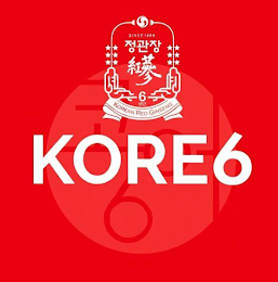 KORE6 SINCE 1899 6 KOREAN RED GINSENG 6