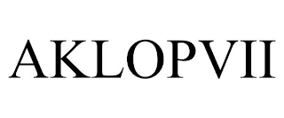 AKLOPVII