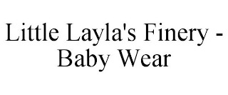 LITTLE LAYLA'S FINERY - BABY WEAR