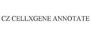 CZ CELLXGENE ANNOTATE