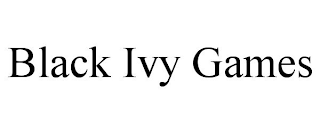 BLACK IVY GAMES