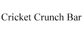 CRICKET CRUNCH BAR