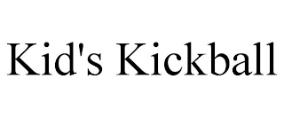 KID'S KICKBALL