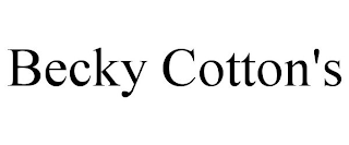 BECKY COTTON'S