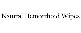 NATURAL HEMORRHOID WIPES