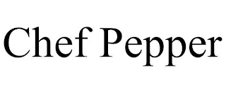 CHEF PEPPER