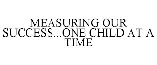 MEASURING OUR SUCCESS...ONE CHILD AT A TIME