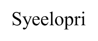 SYEELOPRI