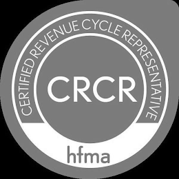 CRCR CERTIFIED REVENUE CYCLE REPRESENTATIVE HFMA