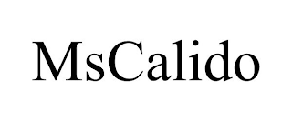 MSCALIDO