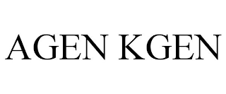 AGEN KGEN