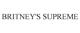 BRITNEY'S SUPREME