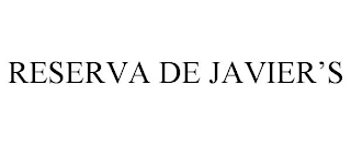 RESERVA DE JAVIER'S