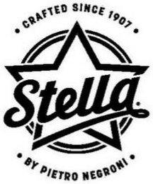 ·CRAFTED SINCE 1907· STELLA ·BY PIETRO NEGRONI·