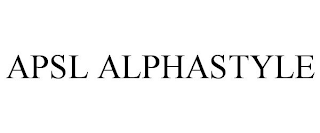 APSL ALPHASTYLE