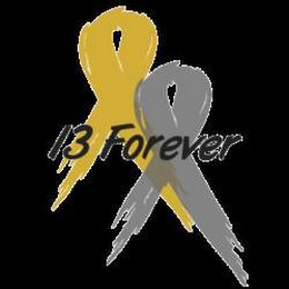 POSITIVE, STRONG, TOGETHER 13 FOREVER FIGHTING PEDIATRIC CANCER WWW.13FOREVER.ORG