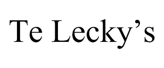 TE LECKY'S