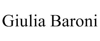 GIULIA BARONI