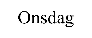 ONSDAG