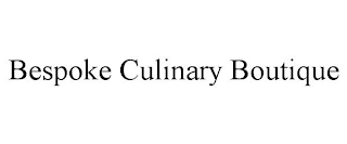 BESPOKE CULINARY BOUTIQUE