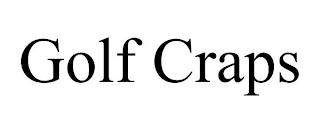 GOLF CRAPS