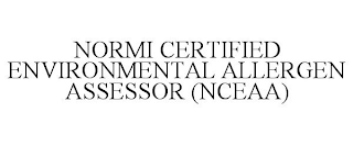 NORMI CERTIFIED ENVIRONMENTAL ALLERGEN ASSESSOR (NCEAA)