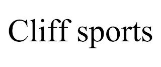 CLIFF SPORTS