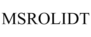 MSROLIDT