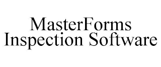 MASTERFORMS INSPECTION SOFTWARE