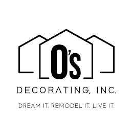 O'S DECORATING, INC. DREAM IT. REMODEL IT. LIVE IT.