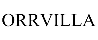 ORRVILLA