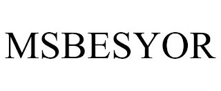 MSBESYOR