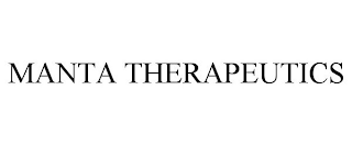 MANTA THERAPEUTICS