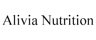 ALIVIA NUTRITION