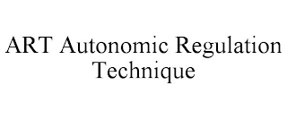 ART AUTONOMIC REGULATION TECHNIQUE