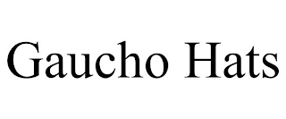 GAUCHO HATS