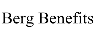 BERG BENEFITS