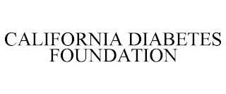 CALIFORNIA DIABETES FOUNDATION