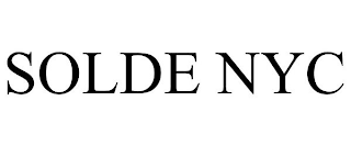 SOLDE NYC