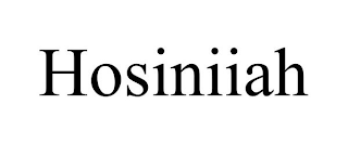 HOSINIIAH