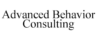 ADVANCED BEHAVIOR CONSULTING