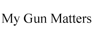 MY GUN MATTERS
