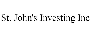 ST. JOHN'S INVESTING INC