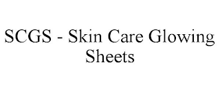 SCGS - SKIN CARE GLOWING SHEETS