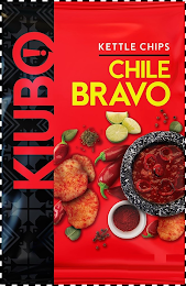 KIUBO KETTLE CHIPS CHILE BRAVO