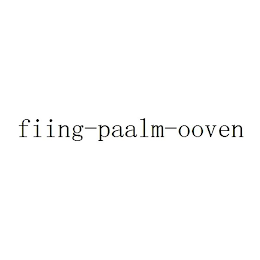 FIING-PAALM-OOVEN