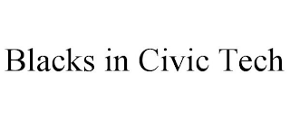 BLACKS IN CIVIC TECH