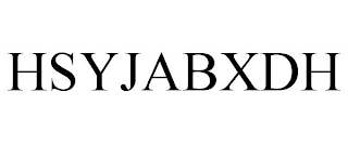 HSYJABXDH